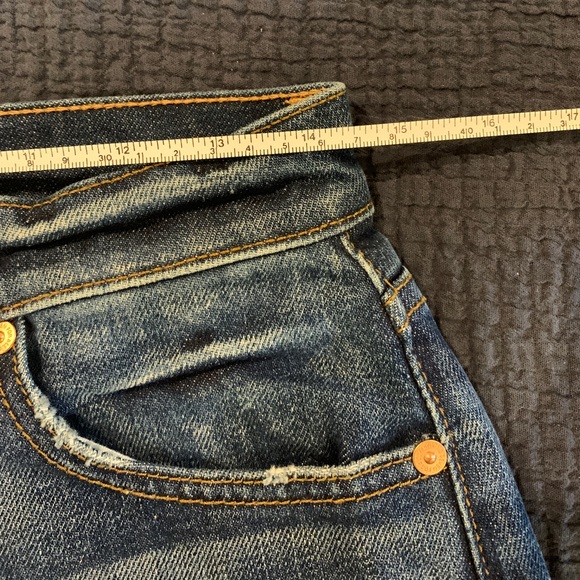 7 for all mankind denim shorts - Picture 3 of 5